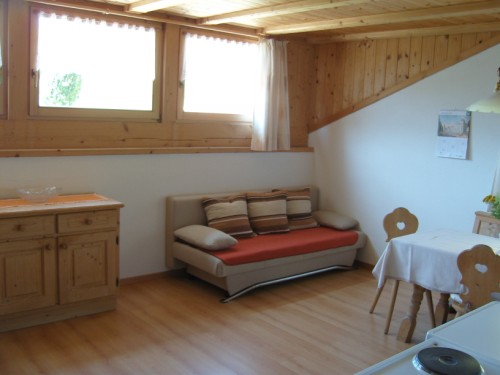Sitzecke in der Wohnk�che Bergblick